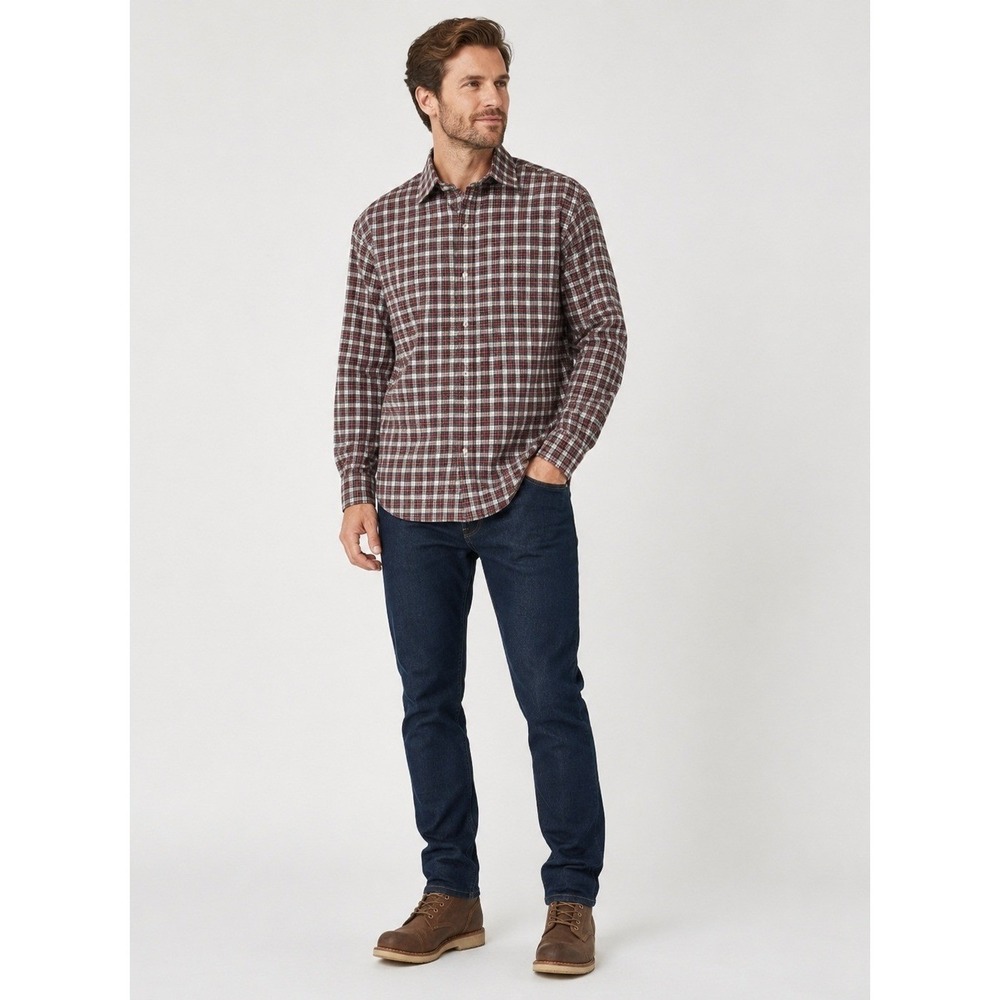 Lauren Ralph Lauren Button Down Shirt Mens 16.5 32/33 Plaid Classic Fit Holiday‎